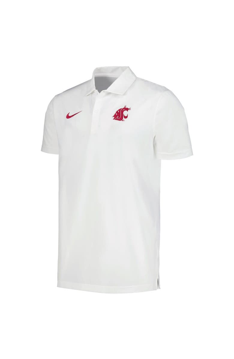 Nike Men's Nike White Washington State Cougars Sideline Polo, Alternate, color, White
