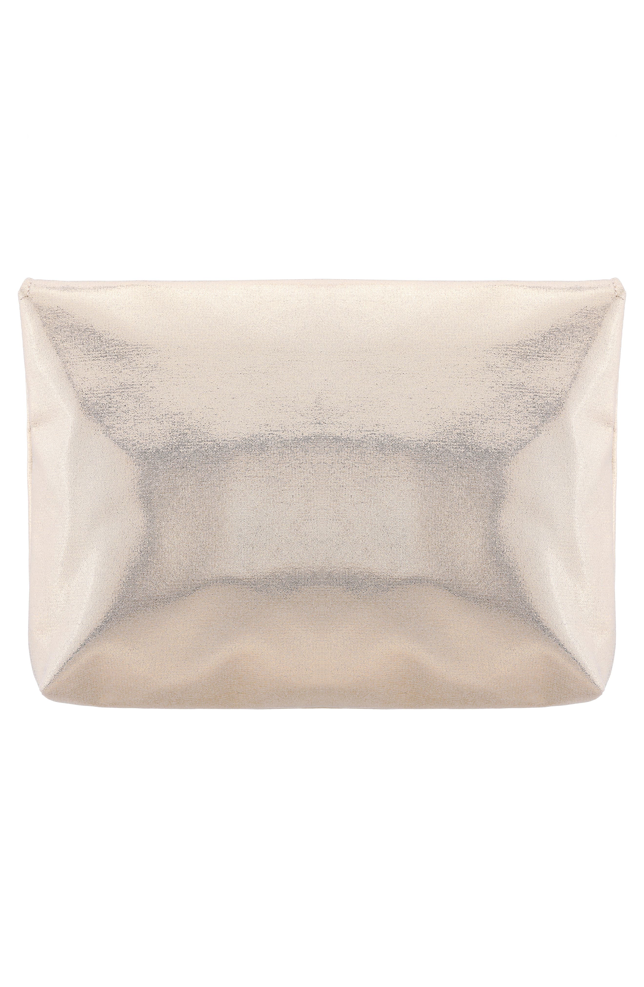 Grayson Crystal Turnlock Clutch, Alternate, color, GOLD