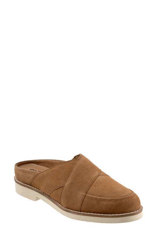 Softwalk ® Wessex Mule In Luggage Nubuck