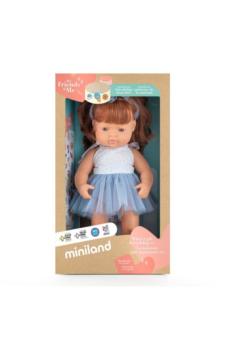 Miniland Baby Doll Redhead Girl 15'' (Box) - My Friends & Me, Alternate, color,