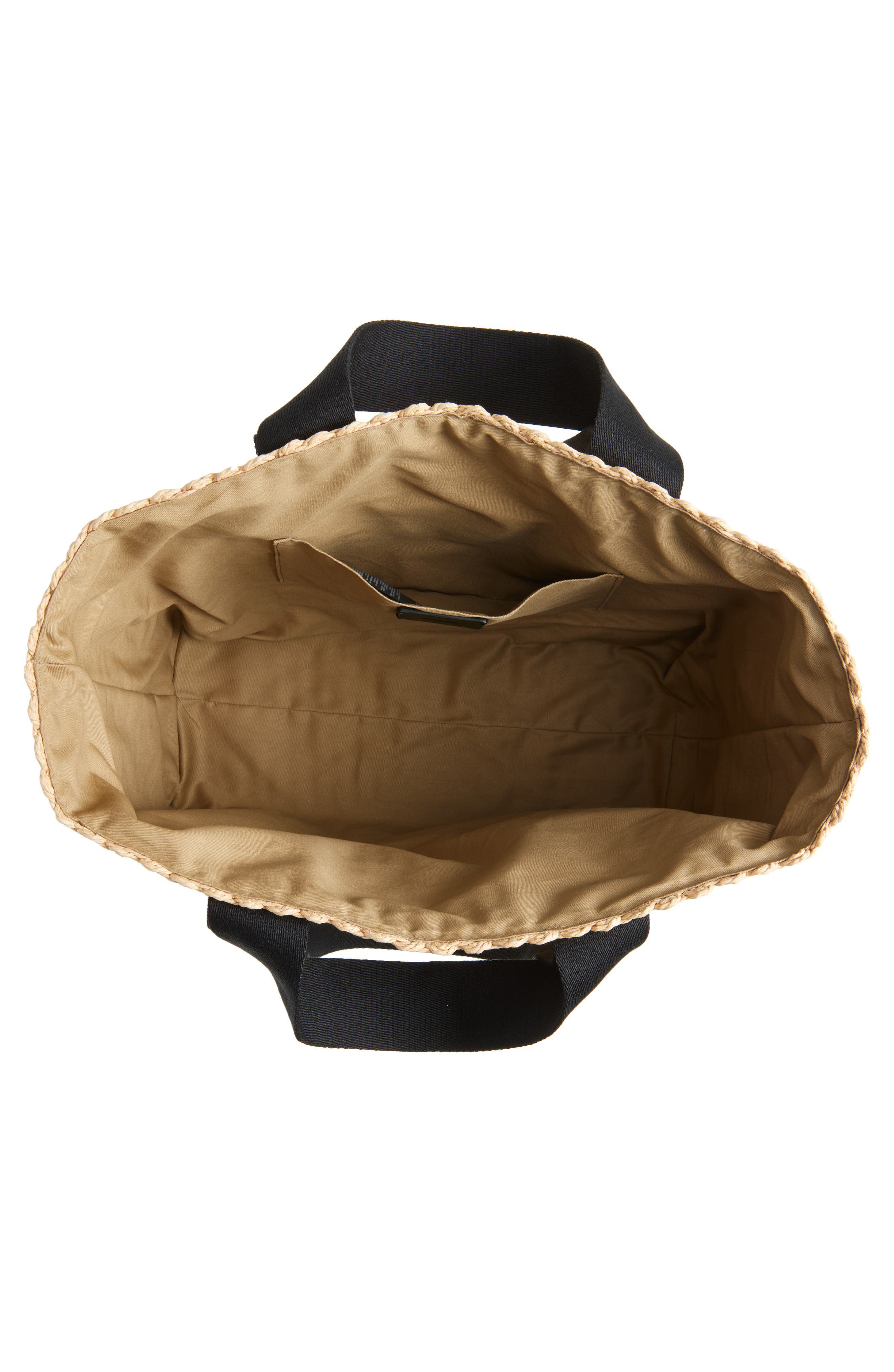 AllSaints Izzy Straw Tote, Alternate, color, Natural