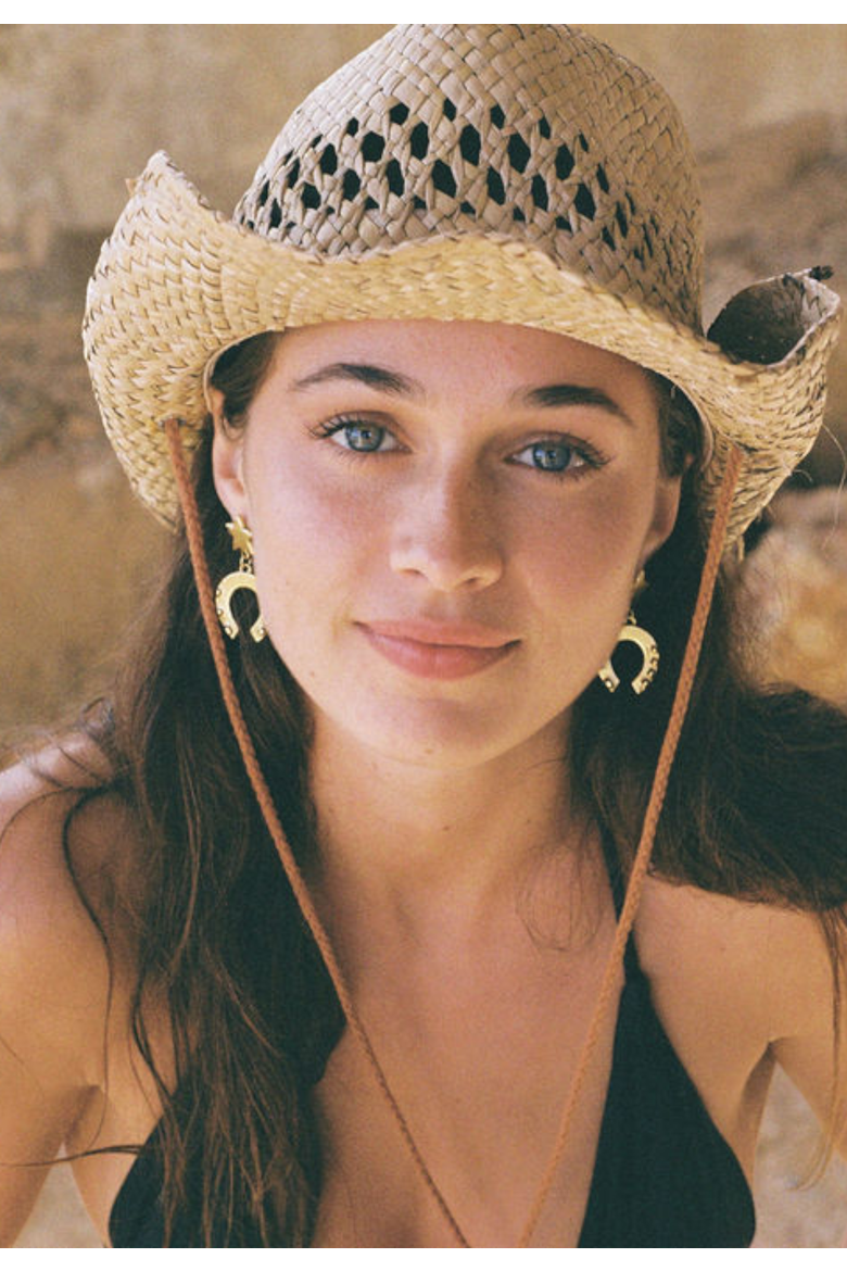 Lucky Earrings, Alternate, color, Gold