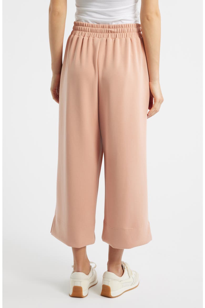Crop Drawstring Pants, Alternate, color, CONCH