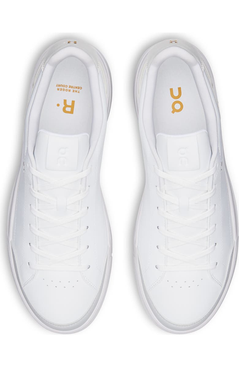 On THE ROGER Centre Court Tennis Sneaker, Alternate, color, White/ White