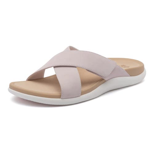 Abeo Laguna Slide In Pink Leather - Regular