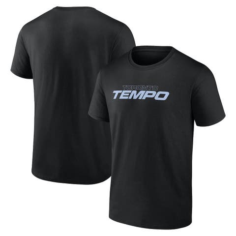 Men
s Black Toronto Tempo Team Wordmark T-Shirt