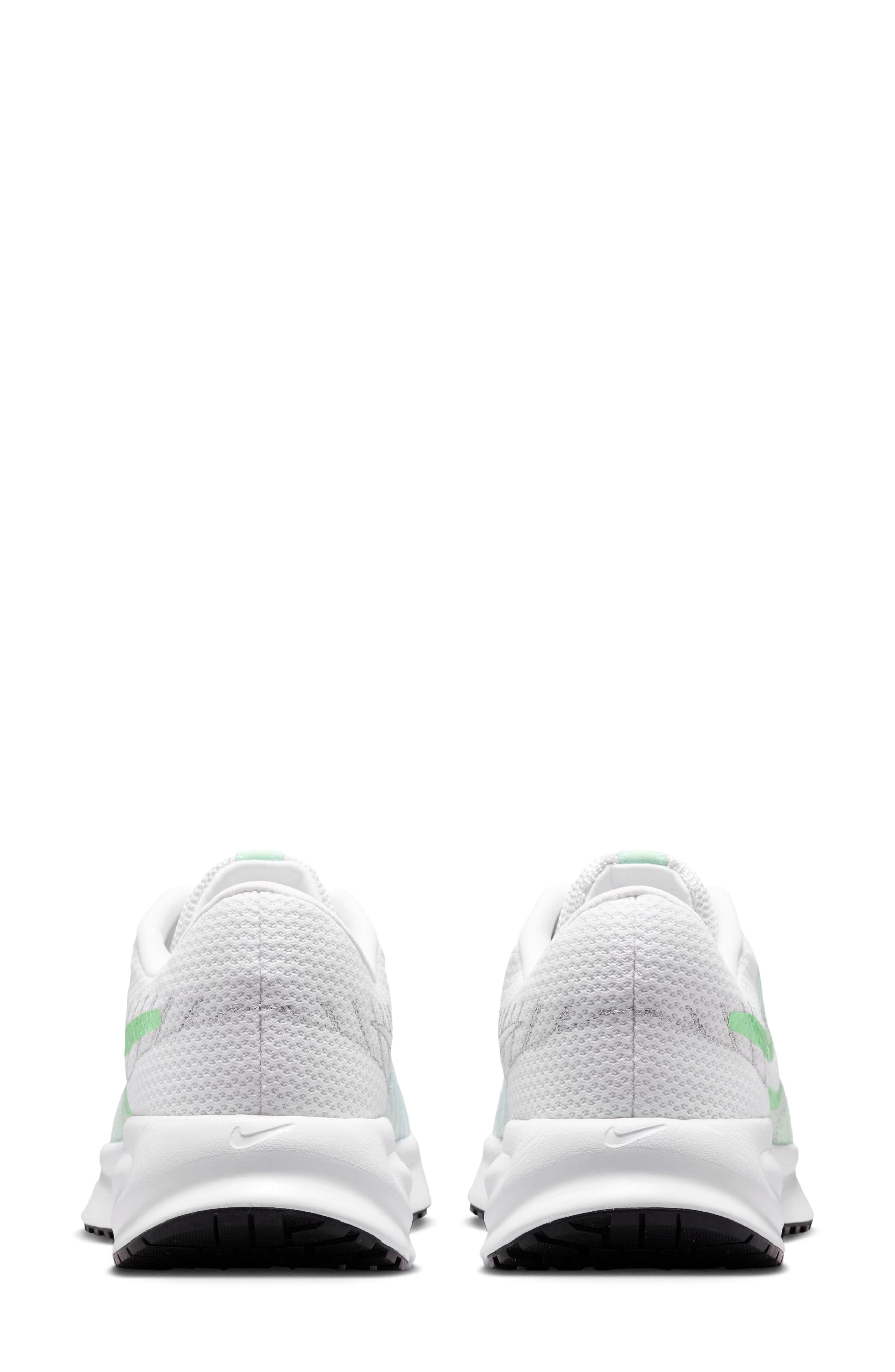 Run Defy Running Shoe, Alternate, color, WHITE/ GREEN/ BLACK