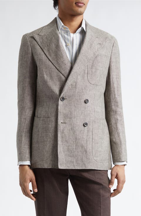 Waverly Double Breasted Linen Blazer