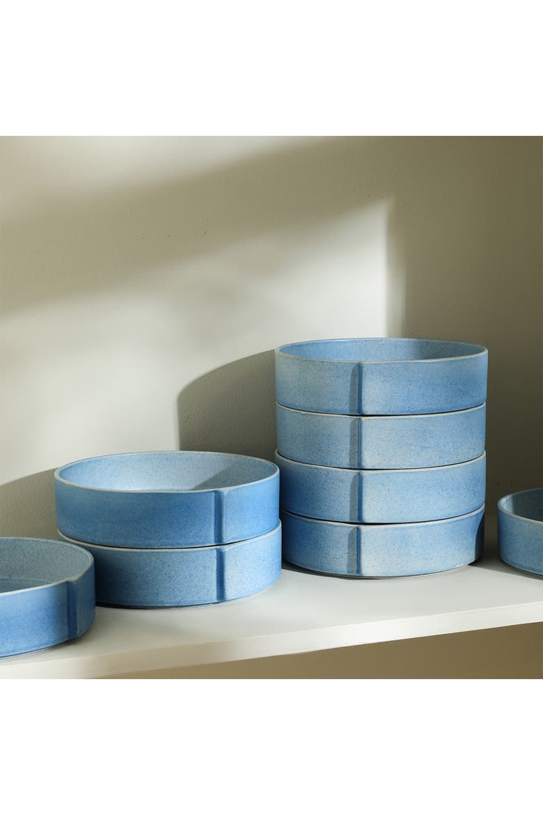 Bao Stoneware 4-Piece Pasta Bowl Set, Alternate, color, Blue