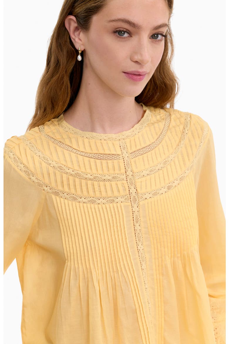 Sabine Blouse, Alternate, color, Daisy Yellow
