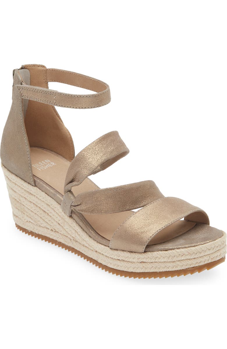 Eileen Fisher Wisp Espadrille Wedge Sandal, Main, color,