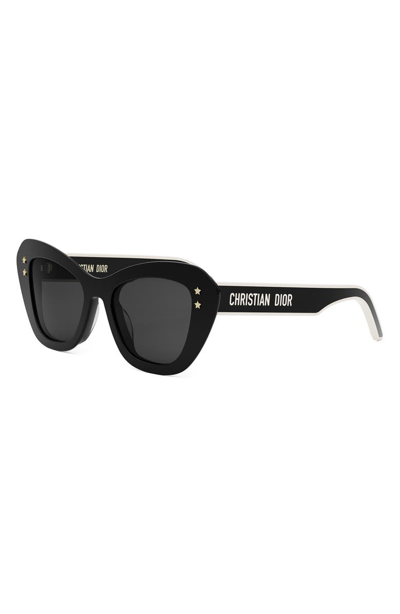 DIOR 'DiorPacific B3U 52mm Butterfly Sunglasses, Alternate, color, 