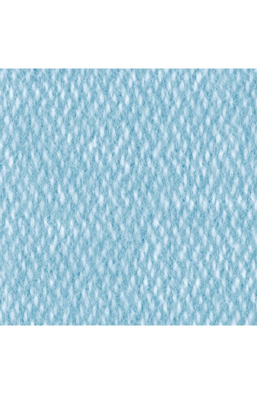 Matouk Pezzo Throw Blanket In Cerulean