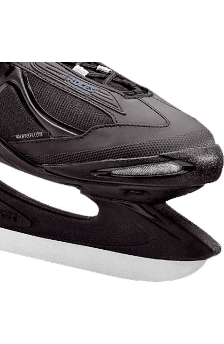 Roces Icy 3 Mens Ice Skates, Alternate, color, Black/White
