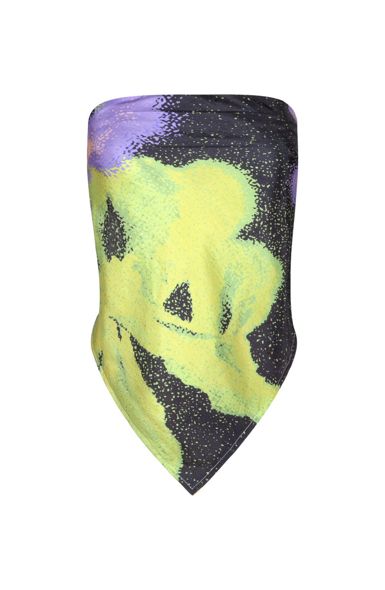 Untitled in Motion Poma Strapless Tie-Back Printed Top, Main, color, Iridaea