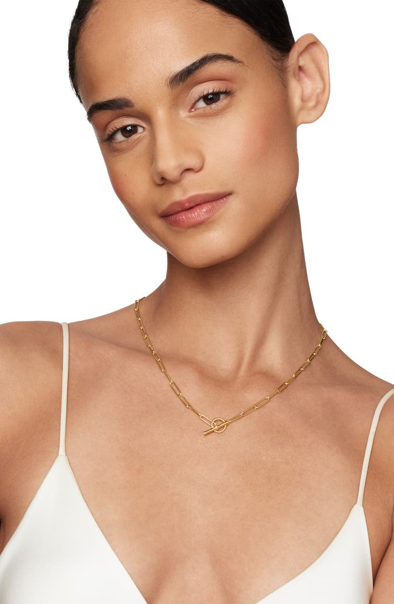 David Yurman DY Madison<sup>®</sup> Elongated Chain Necklace in 18K Yellow Gold, 3.5mm, Alternate, color, 18K Yellow Gold