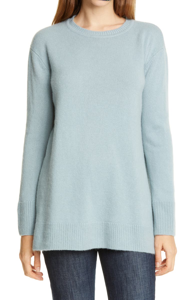 Nordstrom Signature Cashmere Tunic Sweater, Main, color,