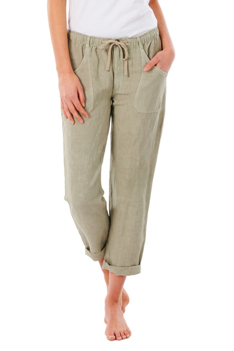 Panoma Ankle Pants, Main, color, STONE
