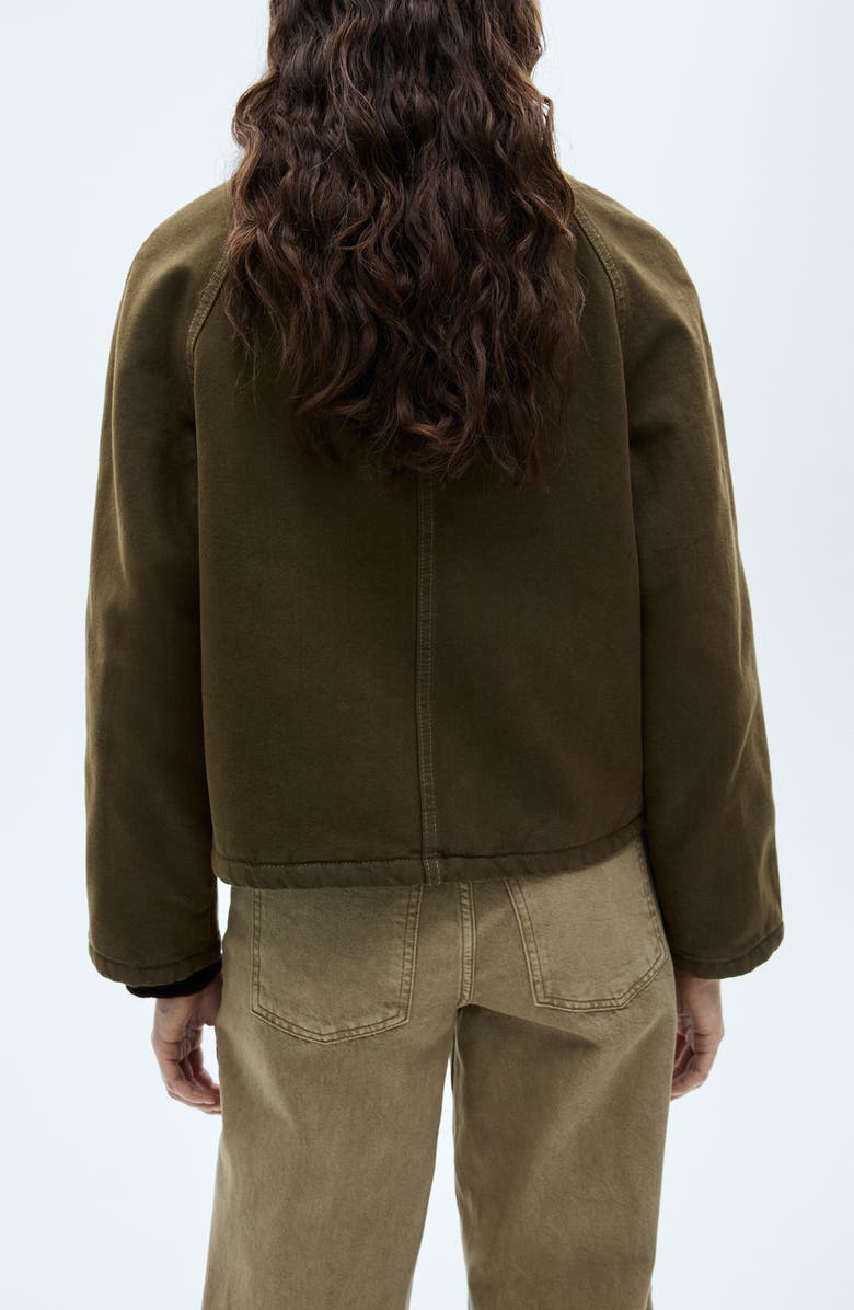 MANGO Denim Utility Jacket, Alternate, color, 