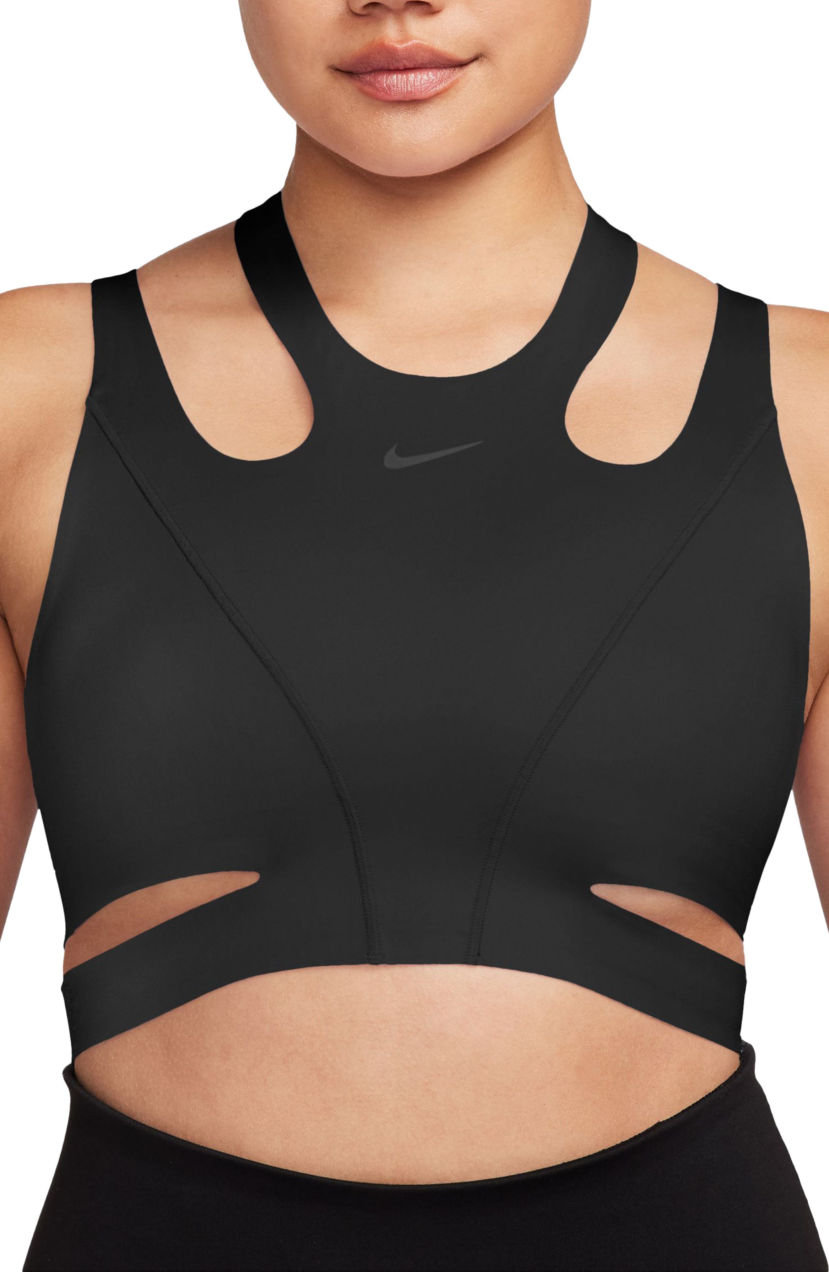 nike women's strappy sports bra