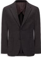 Victor Emmanuel Charcoal Grey Mélange Comfort Knit Sport Coat
