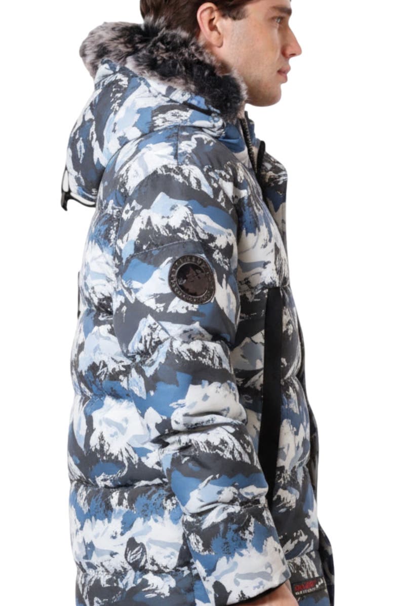 CANADA WEATHER GEAR Men's Heavyweight Parka, Alternate, color, White Mountain