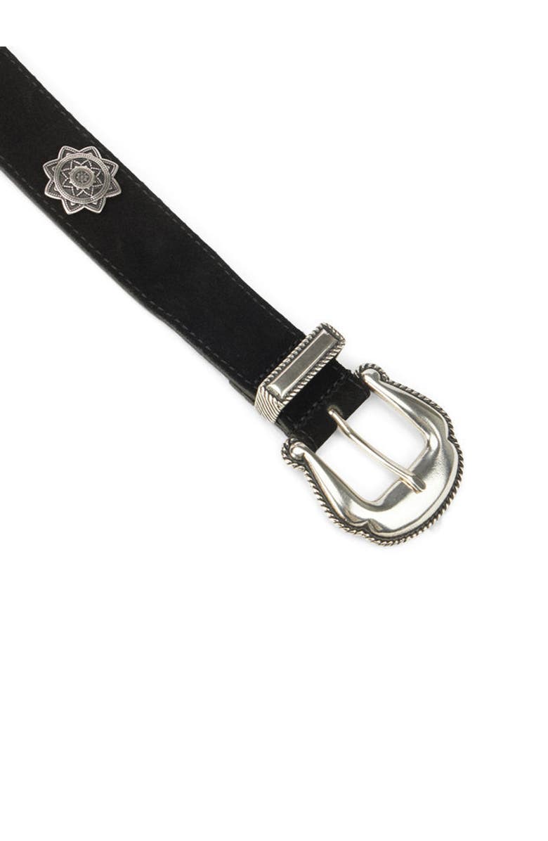 Fortela Suede Belt, Alternate, color, Black