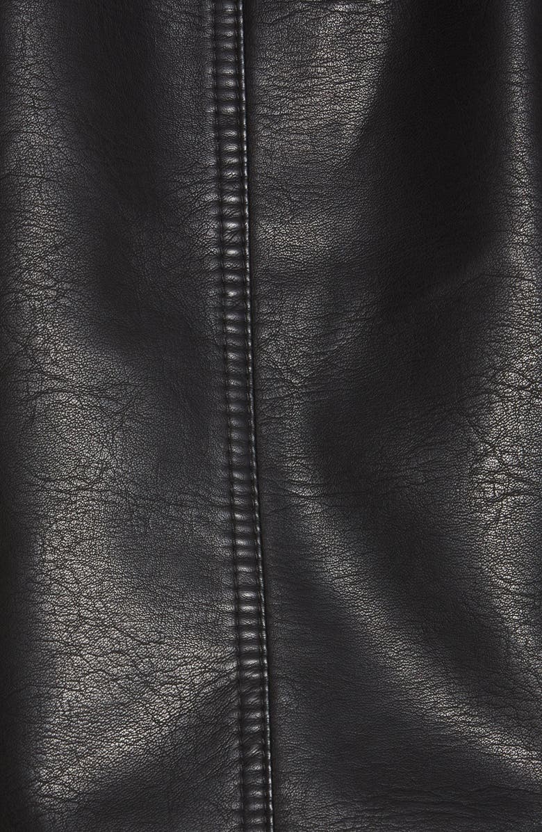 VERO MODA CURVE Kerri Faux Leather Crop Jacket, Alternate, color,