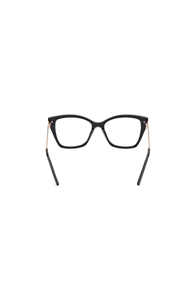 Angular Cat Eye Acetate Eyeglasses, Alternate, color, Shiny Black