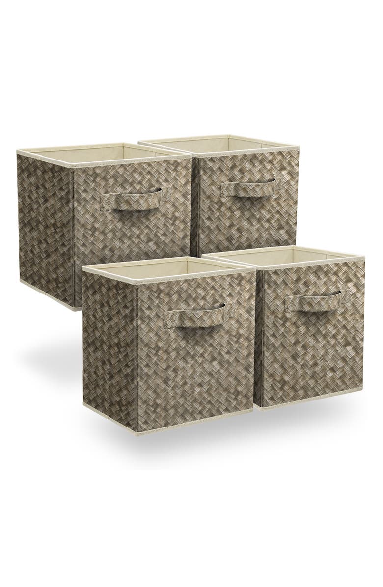 SORBUS Storage Cube, Alternate, color, Woven Beige
