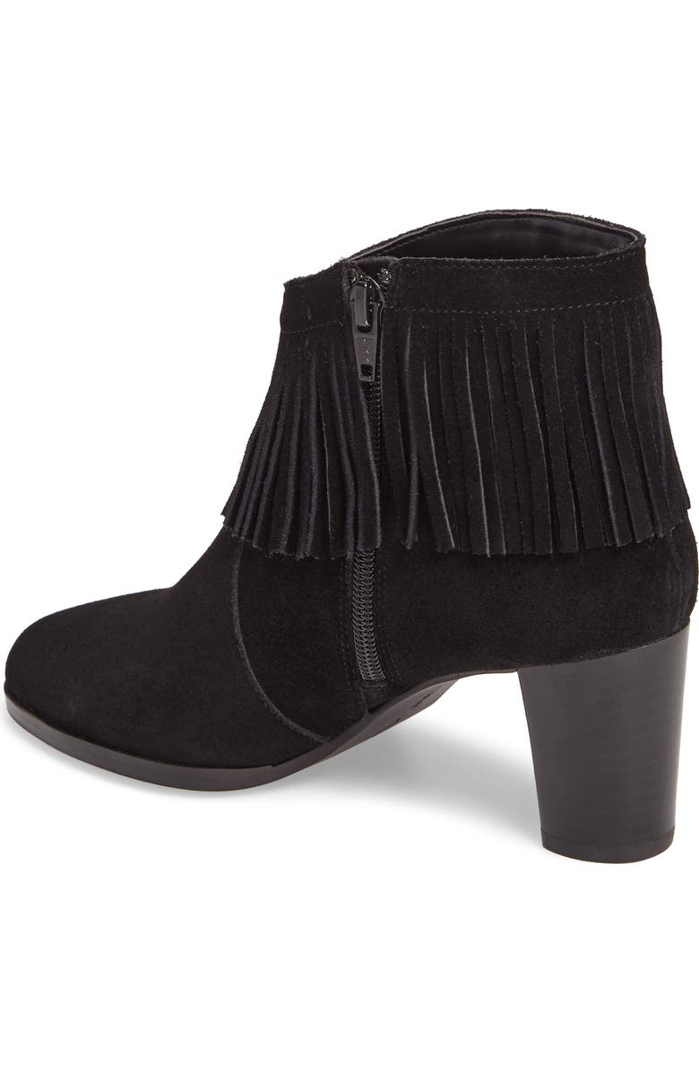 David Tate Misty Suede Western Fringe Bootie - Multiple Widths Available, Alternate, color,