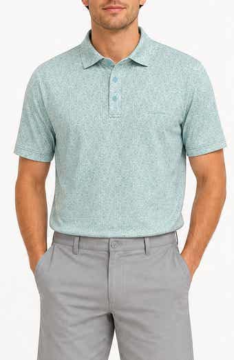 Watercolor Geo Performance Polo