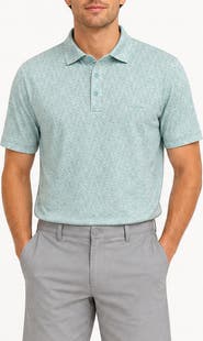 Ben Sherman Watercolor Geo Performance Polo