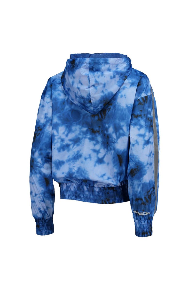 Mitchell & Ness Women's Mitchell & Ness Navy Dallas Cowboys Galaxy Full-Zip Windbreaker Hoodie Jacket, Alternate, color, Navy