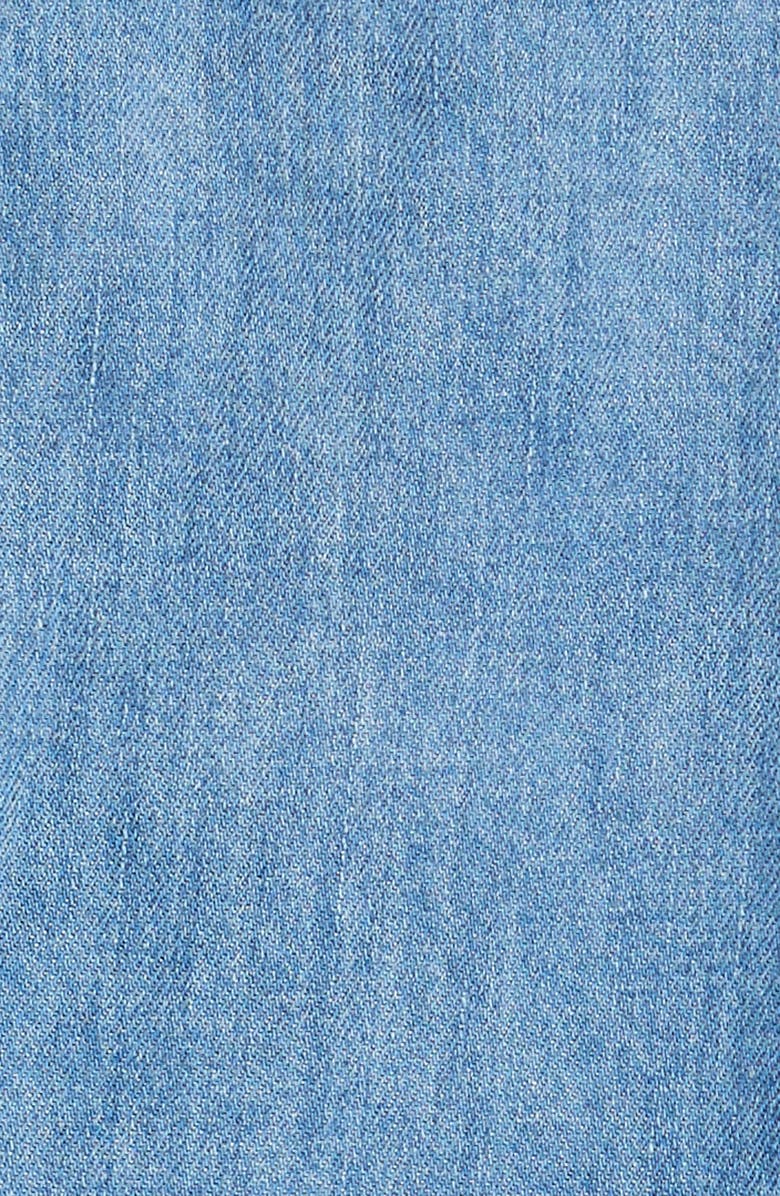 FRAME Frayed Denim Shirt, Alternate, color, 