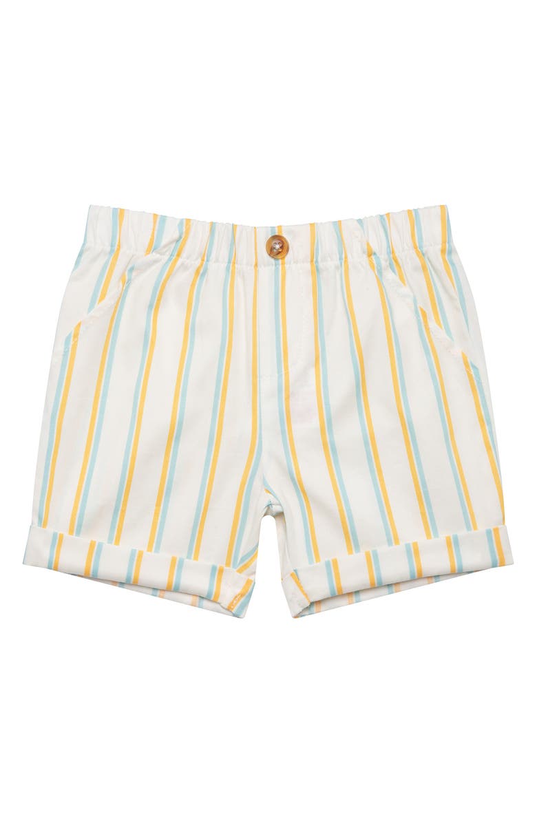 PL Baby by Petit Lem 3-Piece Terry Polo & Shorts Set, Alternate, color, 
