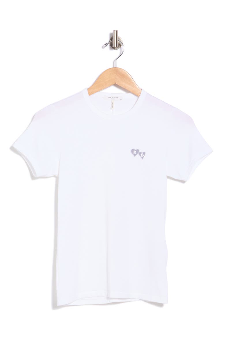 Lucy RB Heart Tee, Main, color, WHITE MULTI
