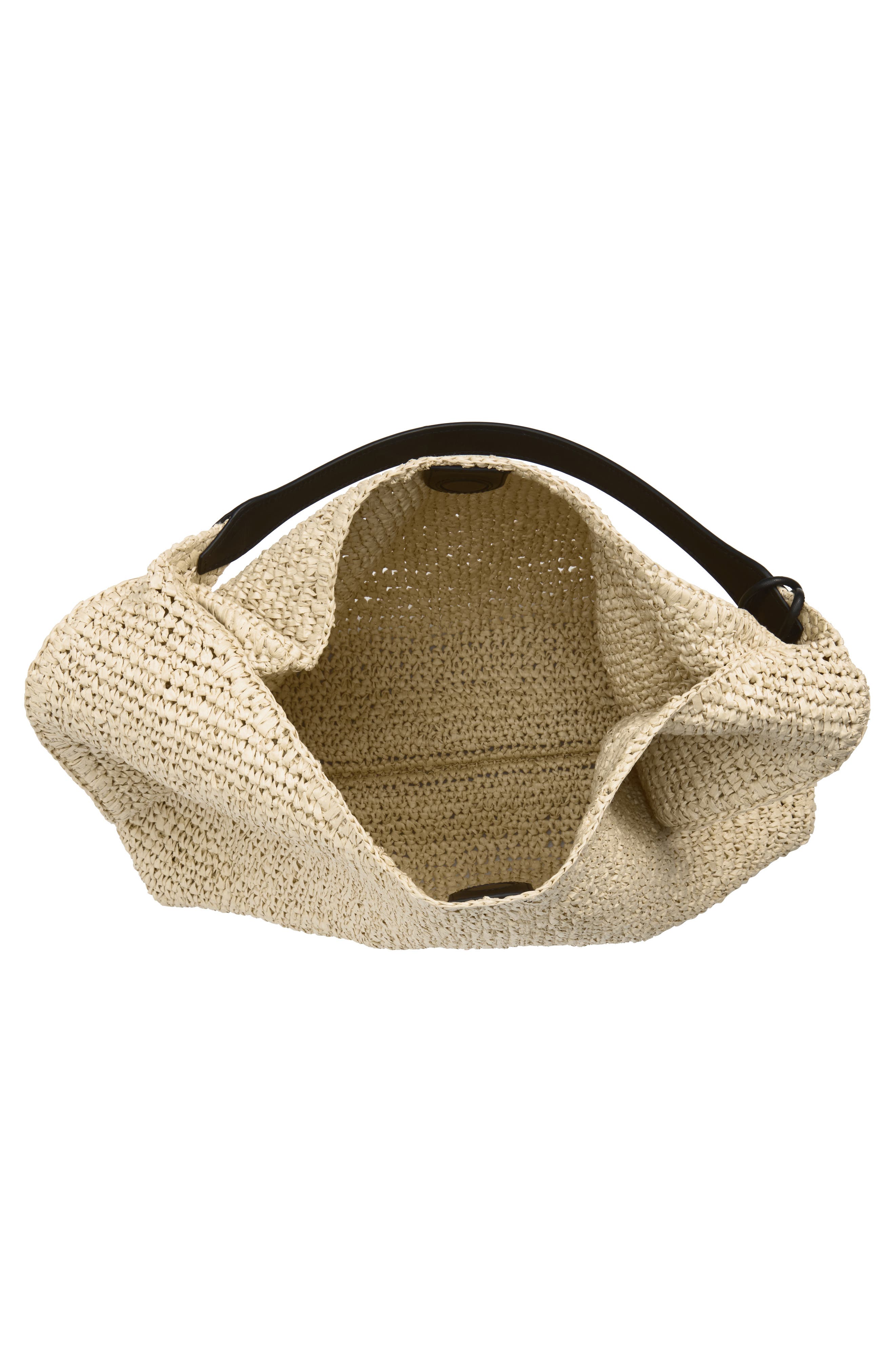 Madewell The Mylie Raffia Shoulder Bag, Alternate, color, Natural Multi