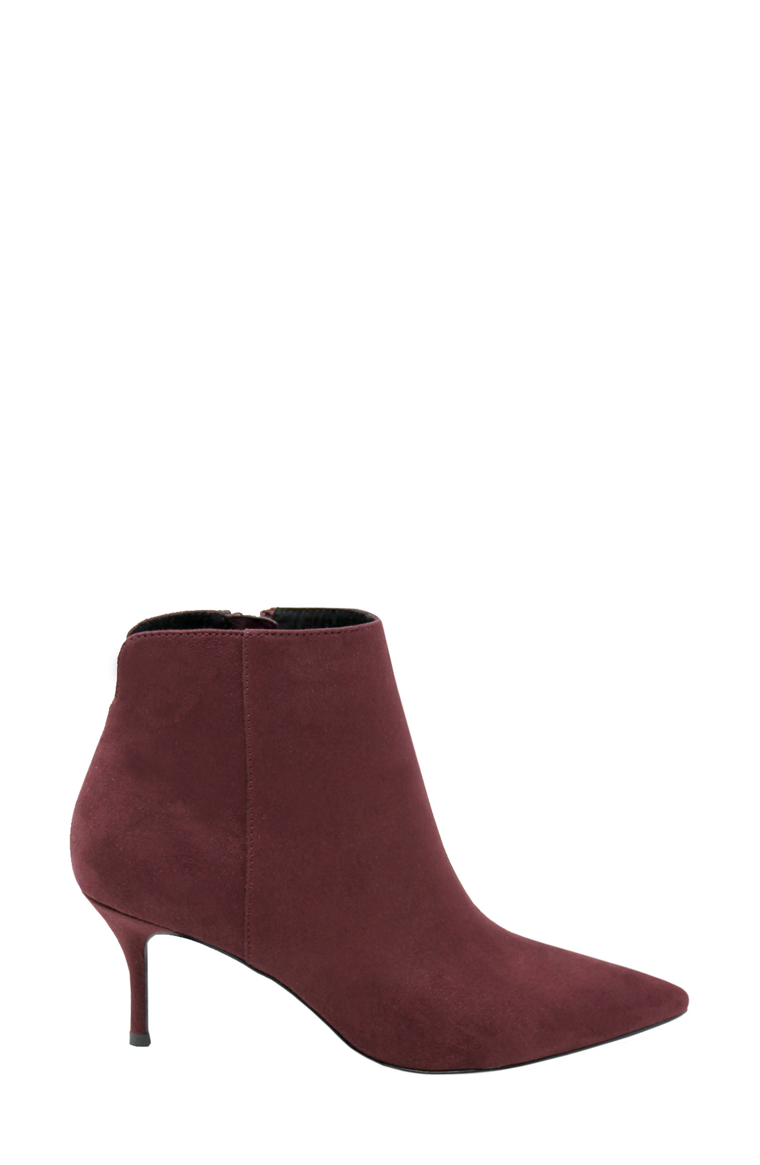 Accurate Bootie, Alternate, color, BURGUNDY SUEDE