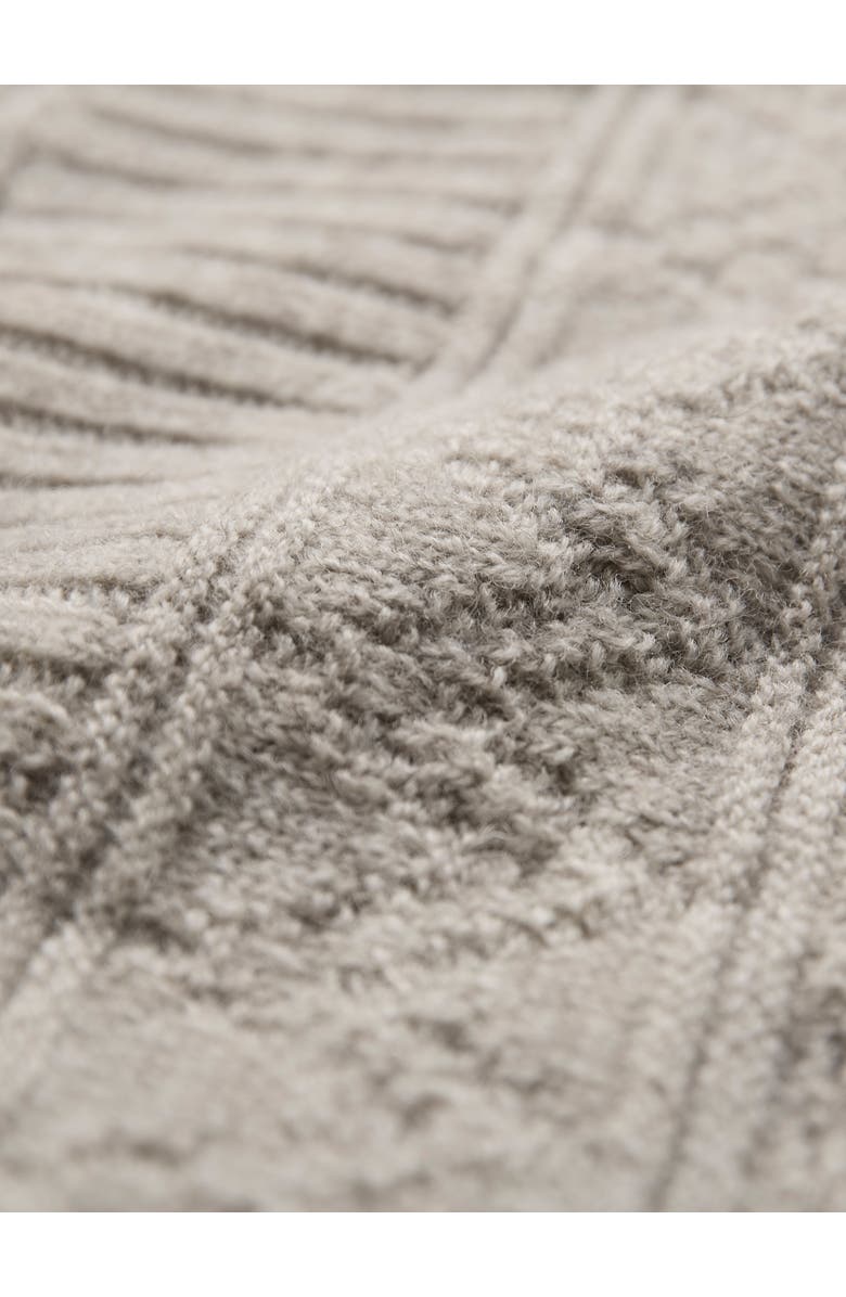 Celtic & Co. British Wool Crew Neck Knitted Vest, Alternate, color, Undyed Taupe