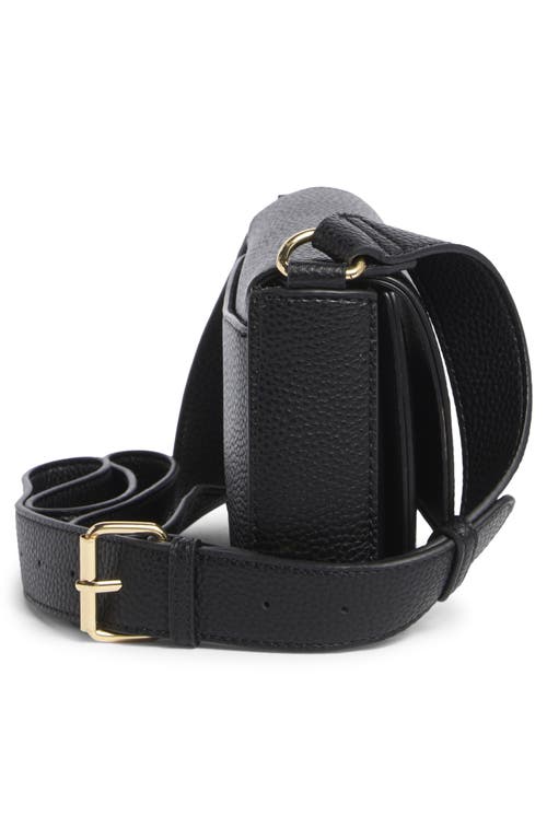 Nanette Lepore Julez Flap Crossbody Bag In Black