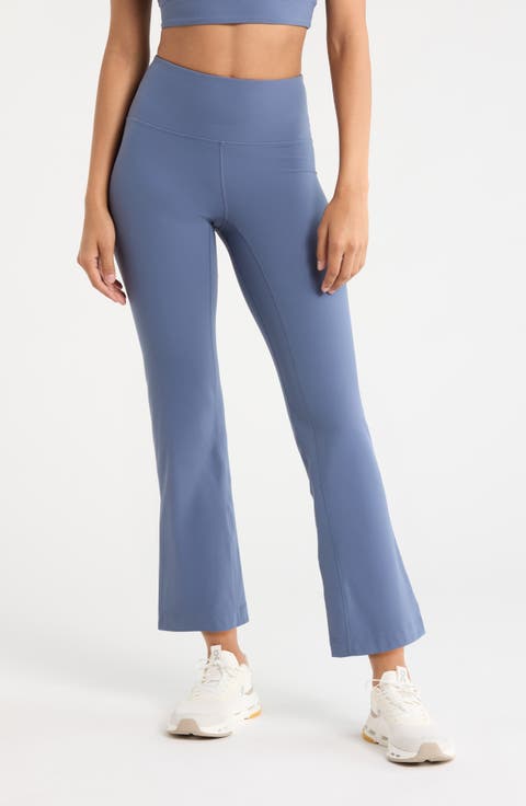 Studio Luxe High Waist Flare Ankle Pants