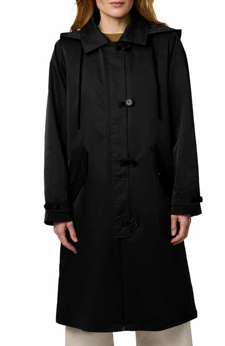 Bernardo Longline Hooded Raincoat
