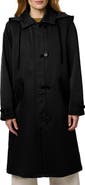 Bernardo Longline Hooded Raincoat