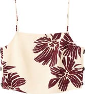 MANGO Floral Cotton Tank