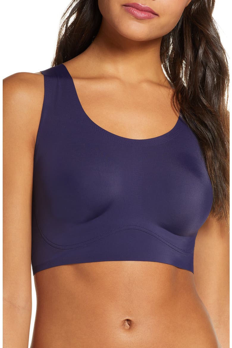 True & Co. True Body Lift + Scoop Neck Wireless Bra, Main, color, EVENING BLUE