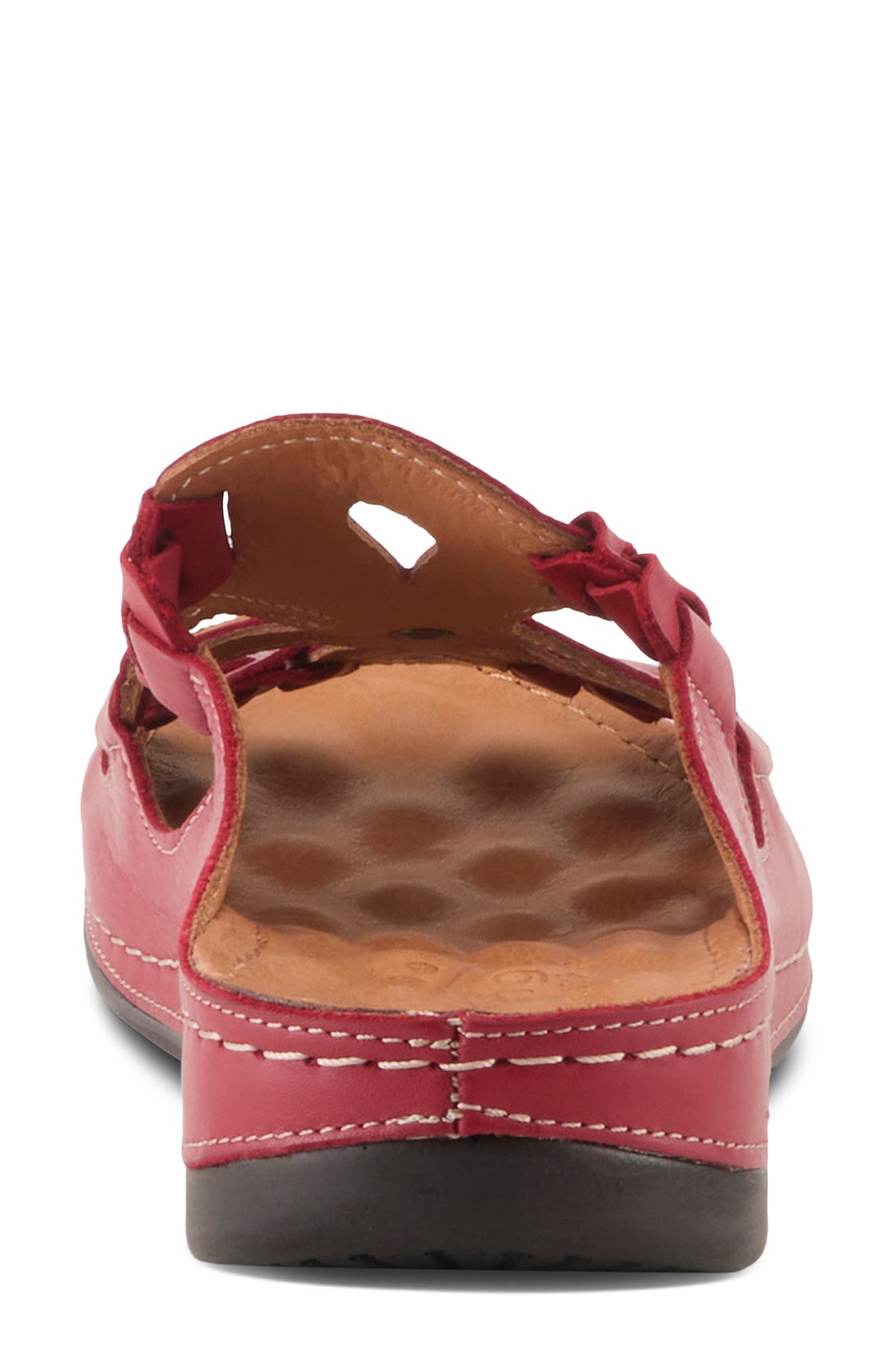 Spring Step Mezera Sandal, Alternate, color, Red