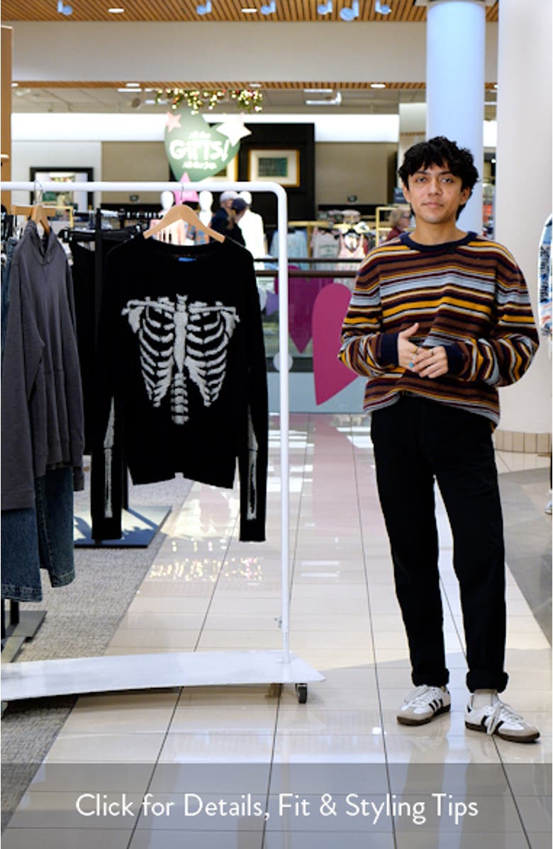 Skelly Intarsia Wool Blend Sweater, sales video thumbnail