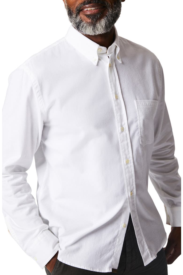 Tuscumbia Classic Fit Button-Down Shirt, Main, color, WHITE