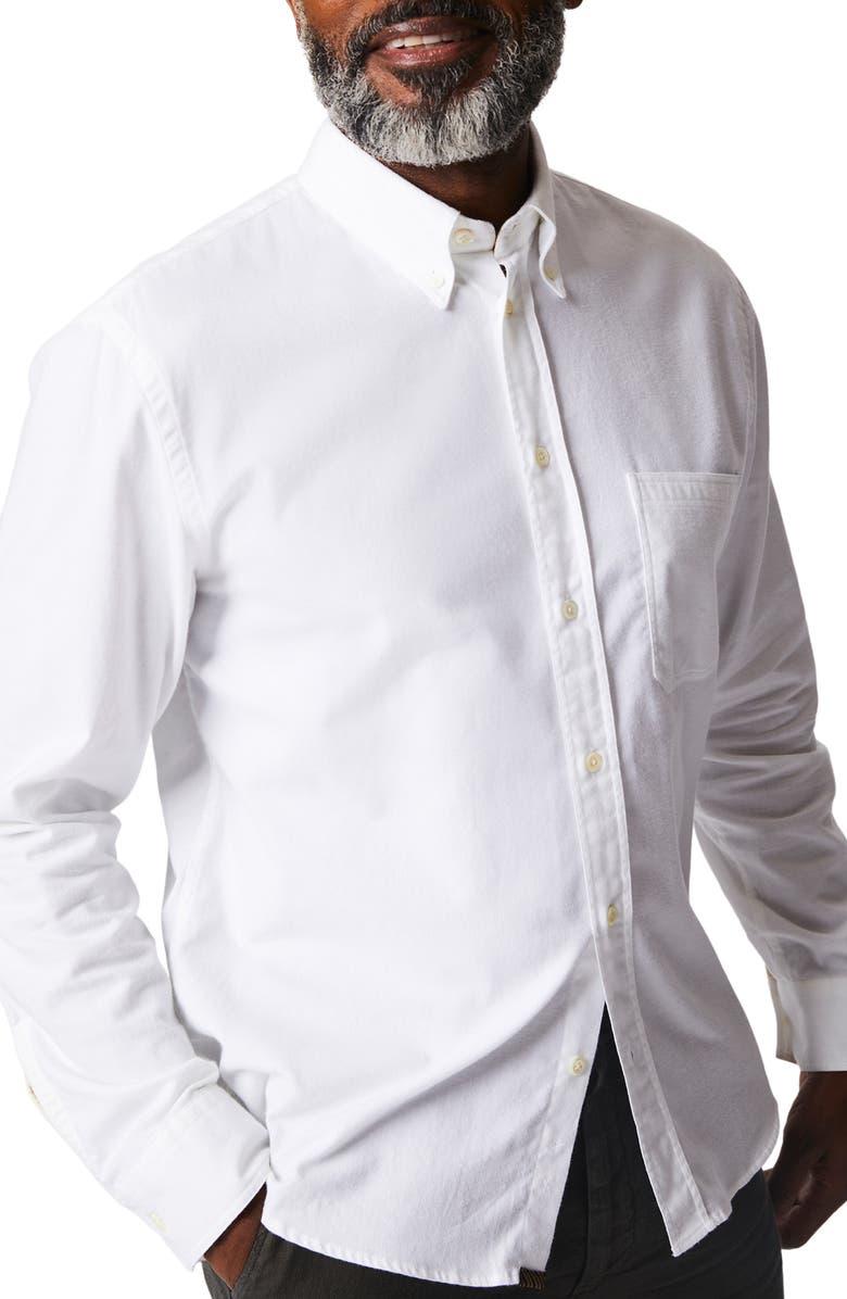 Billy Reid Tuscumbia Classic Fit Button-Down Shirt, Main, color, White